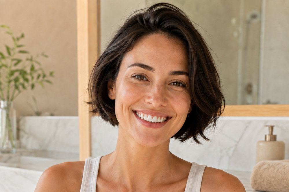 smiling woman